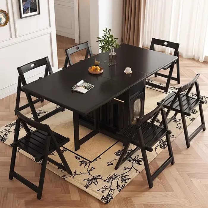Tables à manger pliables carrées