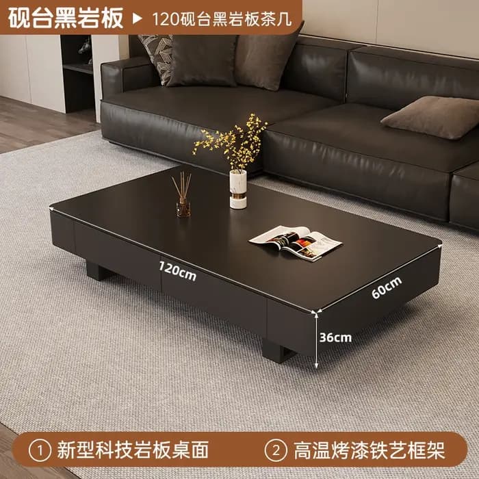 Table basse moderne japonaise de luxe esthétique mobile