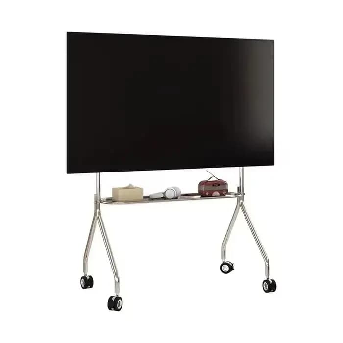 Meuble TV multifonctionnel en acier inoxydable