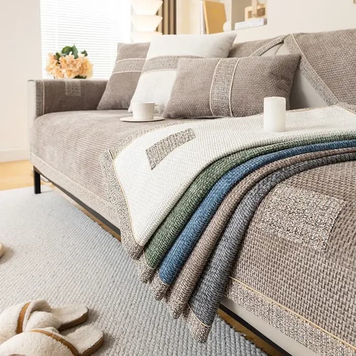 Coussin de canapé en lin 2024