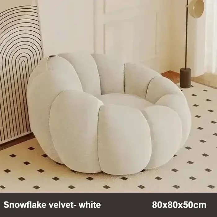 Paresseux citrouille canapé Style nordique simple canapé chaise EPS remplissage de particules doux c
