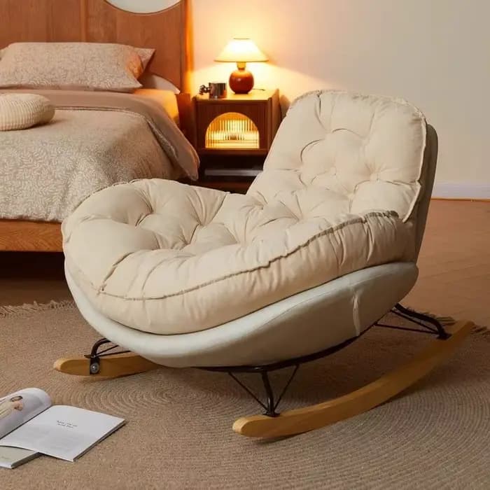 Coussin chaise inclinable balcon nordique