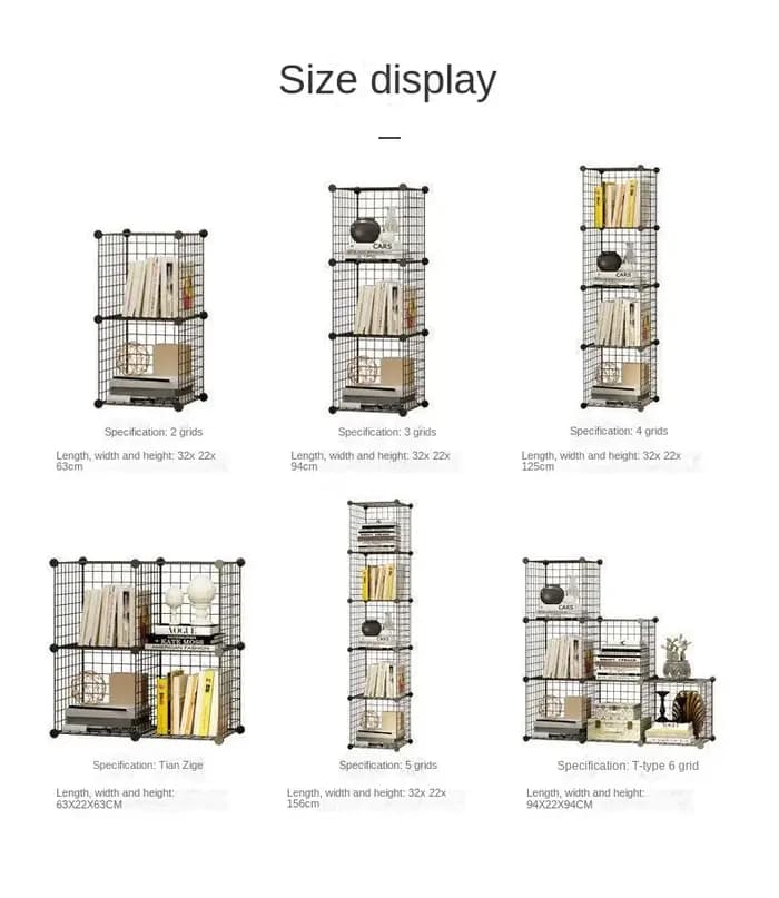 Bibliothèque flottante pour le nettoyage de la maison