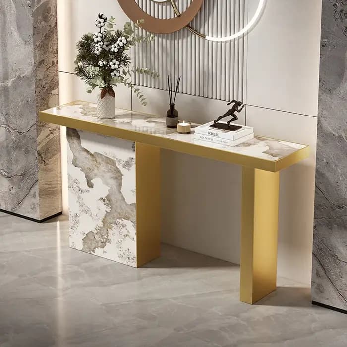 Tables de Console italiennes de luxe Design en métal