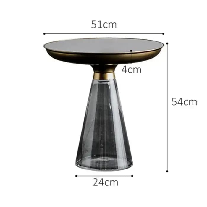 Tables basses minimalistes nordiques Designers Tables basses modernes en verre Transparent salon Cen
