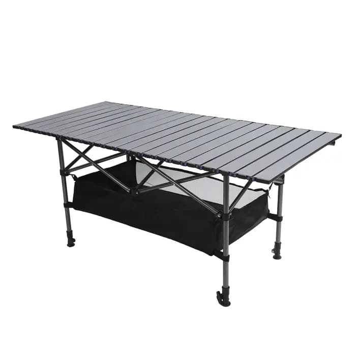 Table pliante compacte d'extérieur en acier au carbone