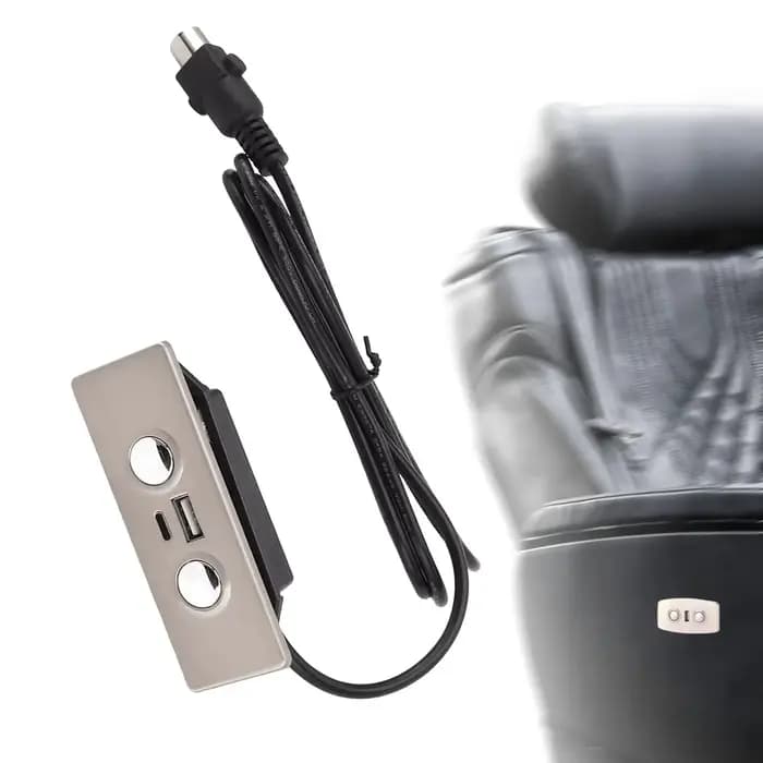 Contrôleur inclinable électrique avec rallonge, 2 boutons, pour canapé électrique et chaises élévatrices, pour salon, maison, hôtel
