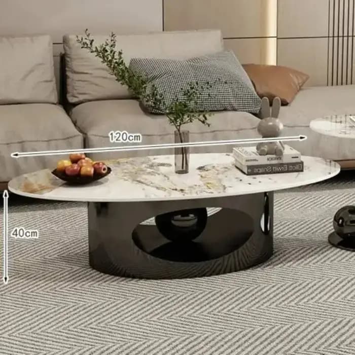 Tables basses design modernes, pieds luxueux, design moderne, métal, ovale nordique, table d'appoint