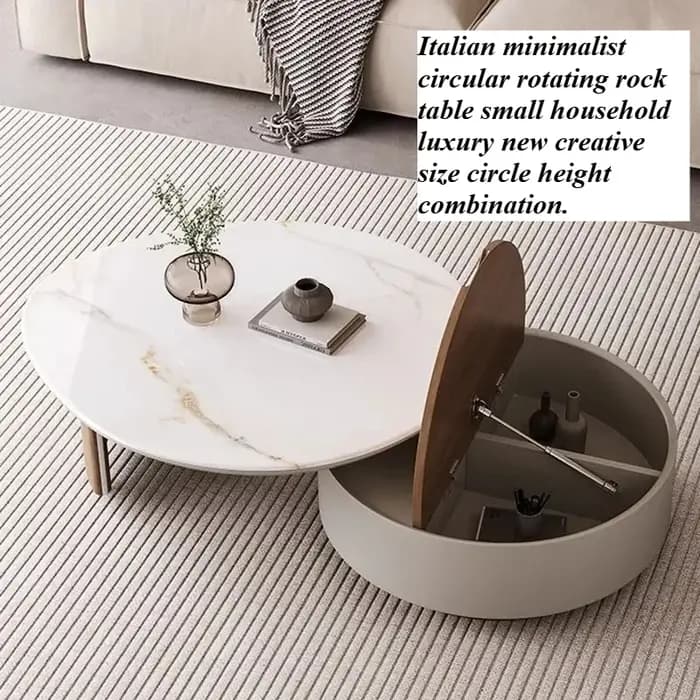 Cadre de rangement Table basse moderne clair organisateur ornements