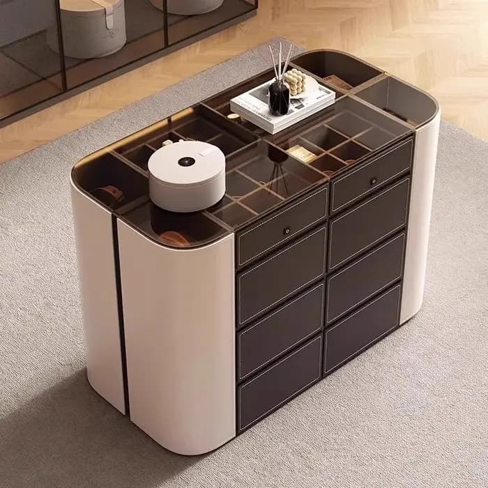 Étagère artisanat salon armoires anti-poussière plancher vitrine adultes armoire luxe organisateur Muebles Para El Hogar meubles de maison