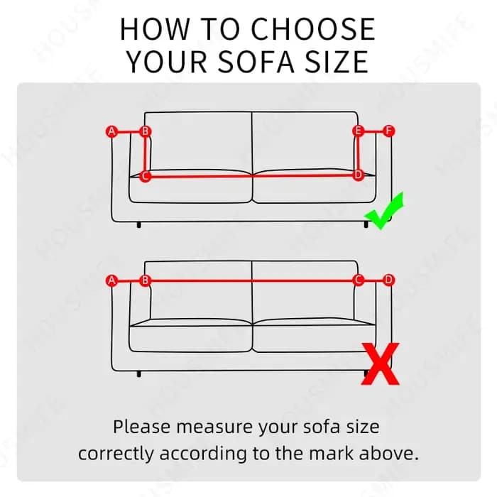 Juste de Protection pour Canapé et Causeuse d'Angle