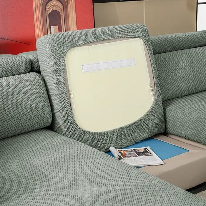 Housse de coussin de siège de canapé en Jacquard