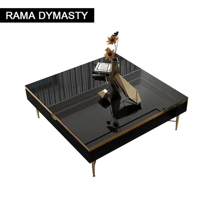 Table basse marocaine en acier inoxydable