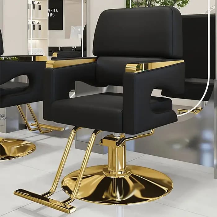 Chaise de barbier nordique moderne confortable Salon de luxe chaise de coiffeur ergonomique beauté m