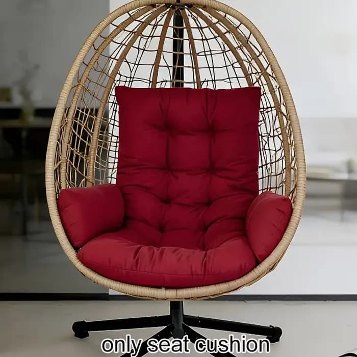 Coussin de remplacement pour fauteuil œuf, coussin pour fauteuil suspendu d'extérieur, coussin pour