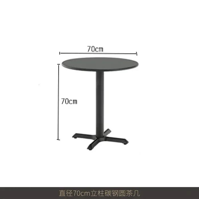 Table basse de haute qualité, en acier au carbone, peut être utilisée comme table basse, adaptée au