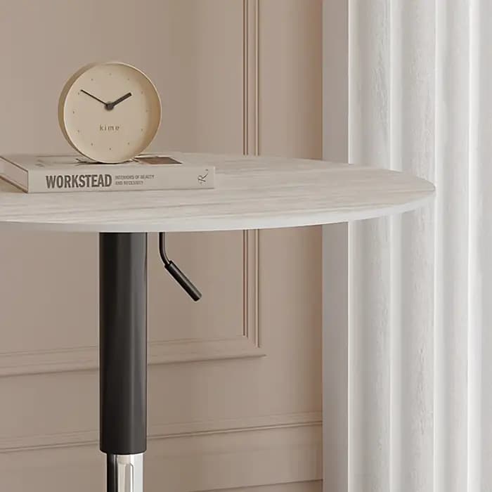 Tables basses rondes relevables multifonctions Wabi Sabi petites