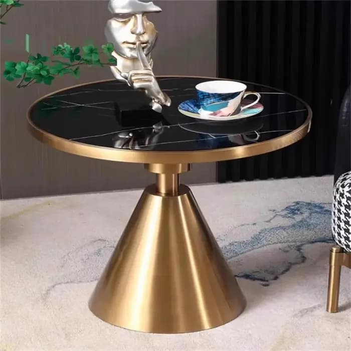 Tables basses rondes authentiques Design blanc moderne petites