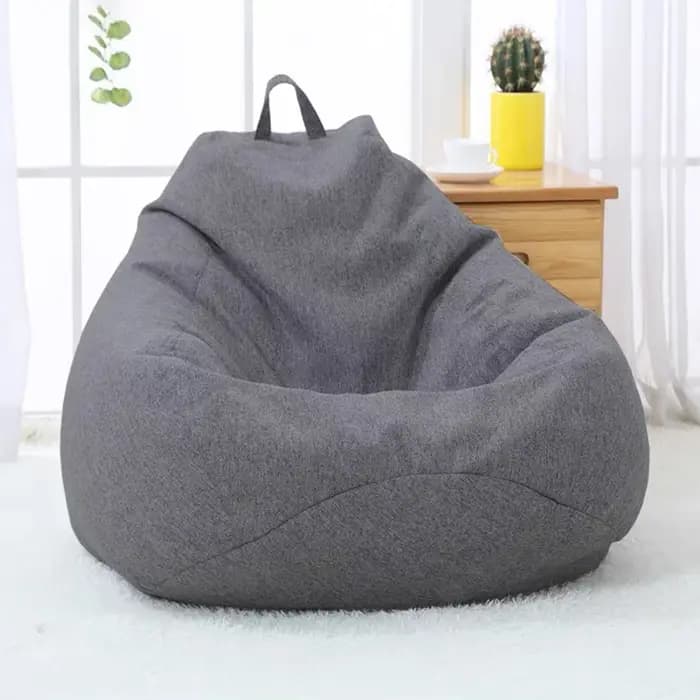 Housse de canapé pour siège paresseux, grand pouf, doux, moelleux, respirant, Tatami pour adulte et