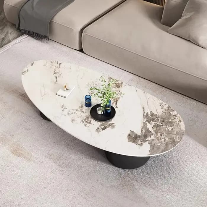 Tables basses ovales pour salon
