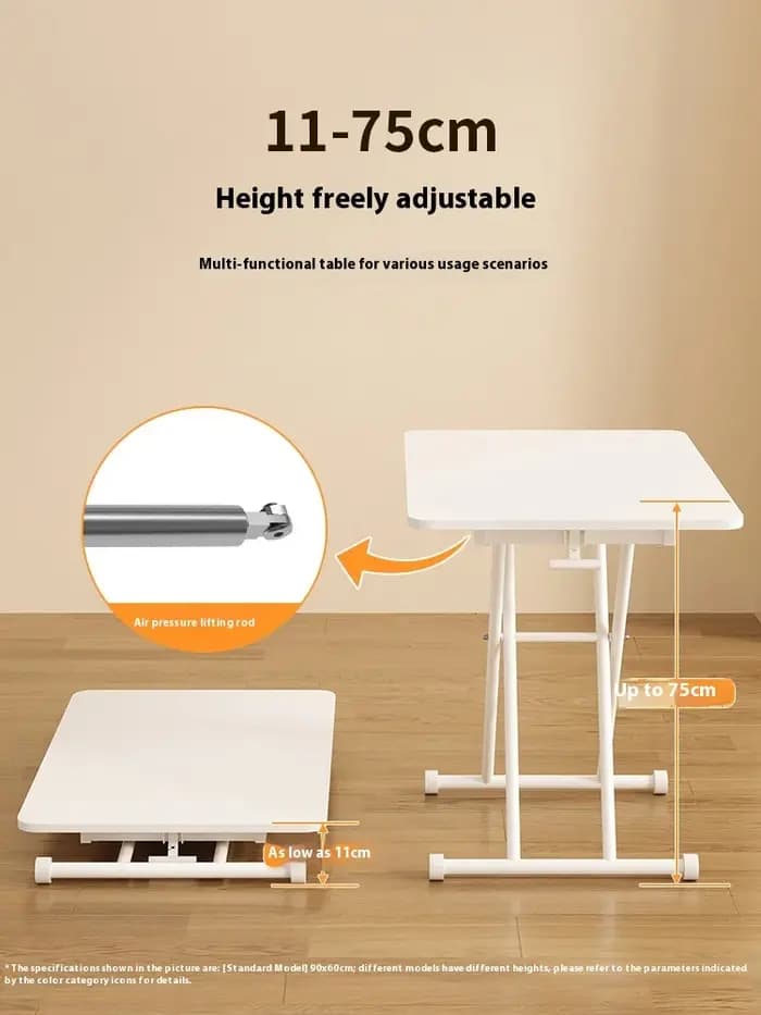 Table basse et salle à manger pliante moderne à double usage
