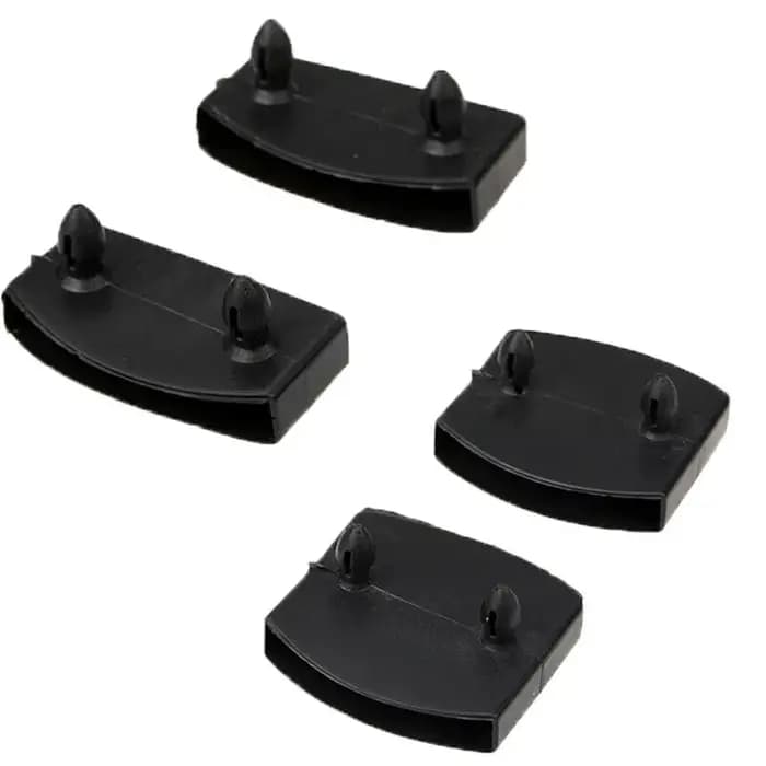 Embouts en plastique, 10 pièces, supports à lattes latérales et centrales, connecteur, accessoires d
