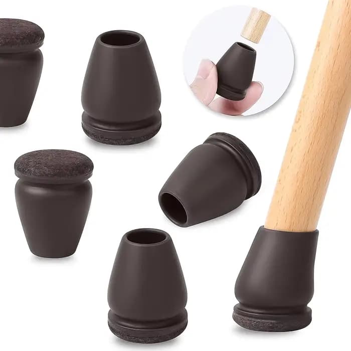 Protecteurs de sol pour pieds de chaise, 8 pièces, avec coussinets en feutre épais, couvre-pieds de