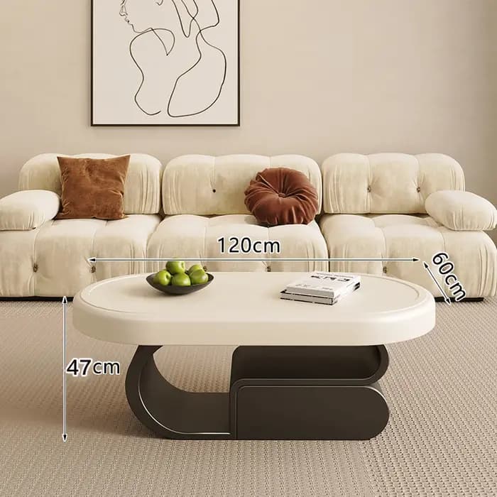 Table basse de rangement à couverture rigide
