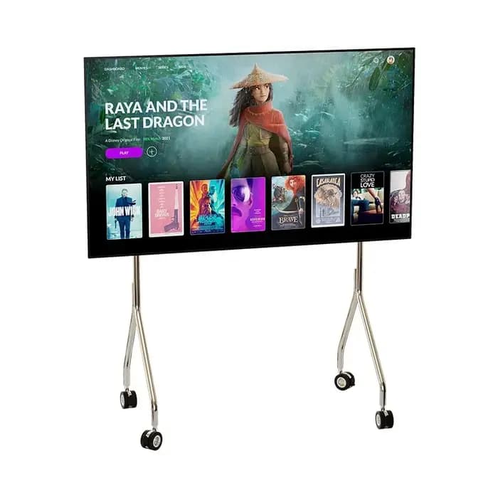 Meuble TV multifonctionnel en acier inoxydable, luxe, avec étagère de rangement, pour salon, bureau, chambre à coucher, téléviseurs de 32 à 75 pouces, moderne et Simple