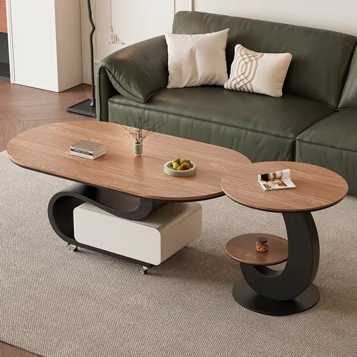 2025 nouvelle lumière de luxe haut de gamme maison mobile petite table basse