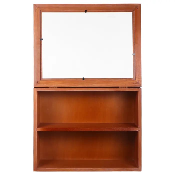 Vitrine en bois avec porte en acrylique