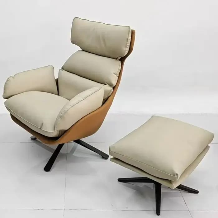 Fauteuil de détente moderne et simple pour chambre à coucher