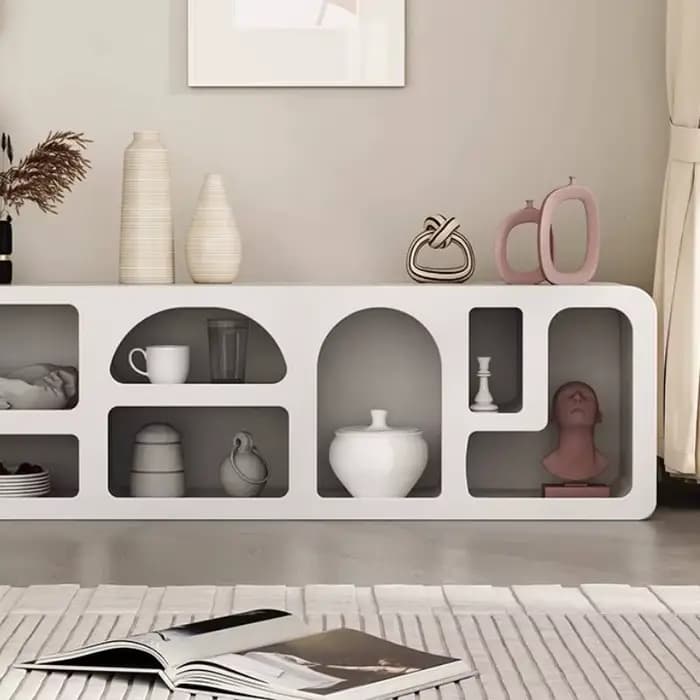 Meuble Tv européen Beige salon Simple salons design