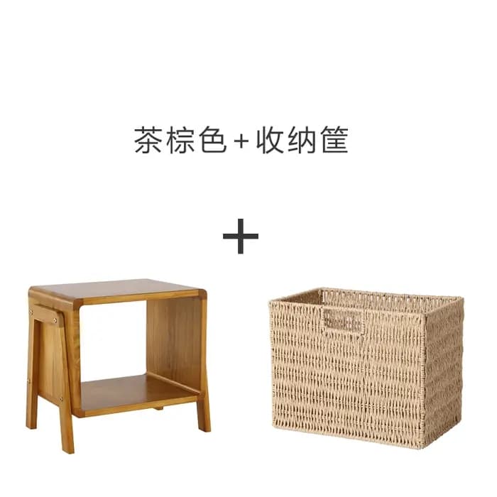 Banc de rangement polyvalent en bois créatif japonais, étagère à chaussures d'entrée, tabouret de rangement empilable, étagère de rangement de chevet