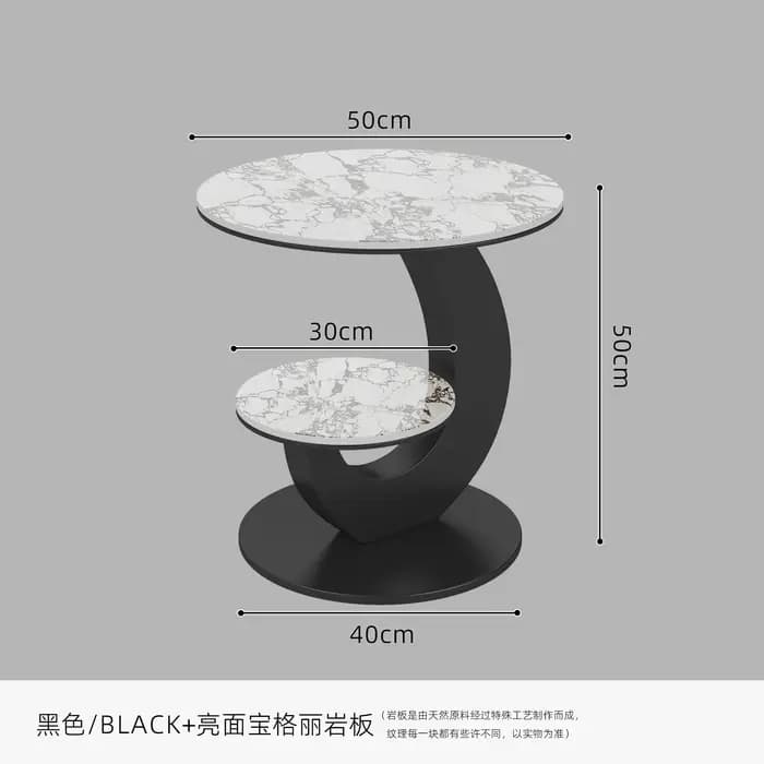 Table d'appoint esthétique européenne, style moderne, tables d'angle de luxe léger, design créatif,