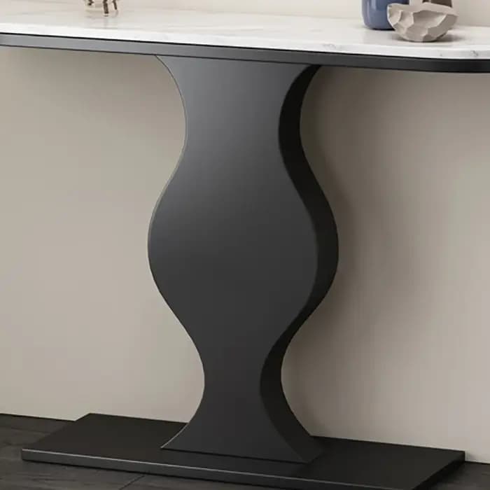 Tables de Console modernes de luxe nordique étroit dessus en marbre