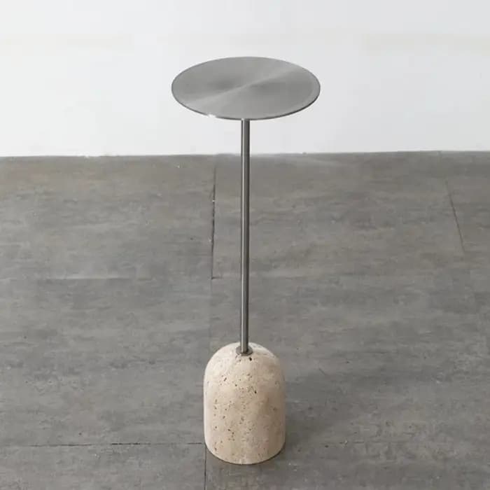 Tables basses en acier inoxydable