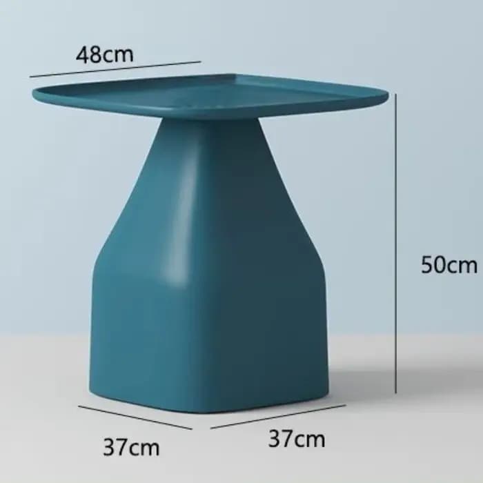 Table d'appoint de chambre à coucher en plastique