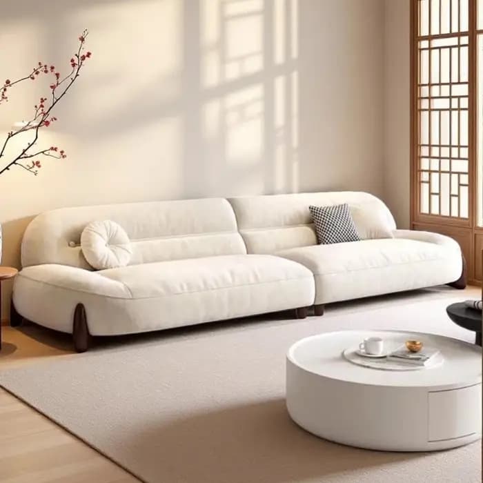 Canapé droit moderne de luxe avec fonction couchage