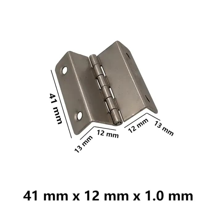 Quincaillerie de porte pliable pour meuble Vintage, 2 pièces, charnière Double pliante muette
