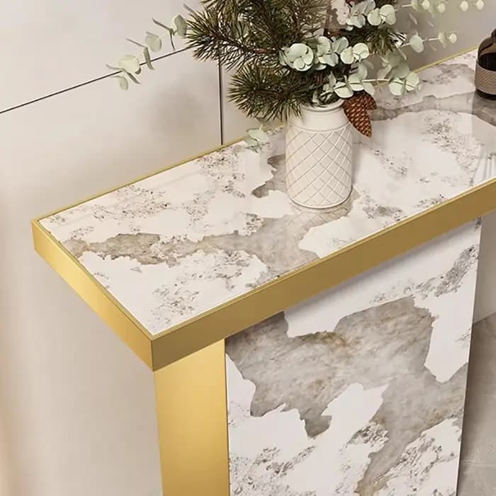 Tables de Console italiennes de luxe Design en métal