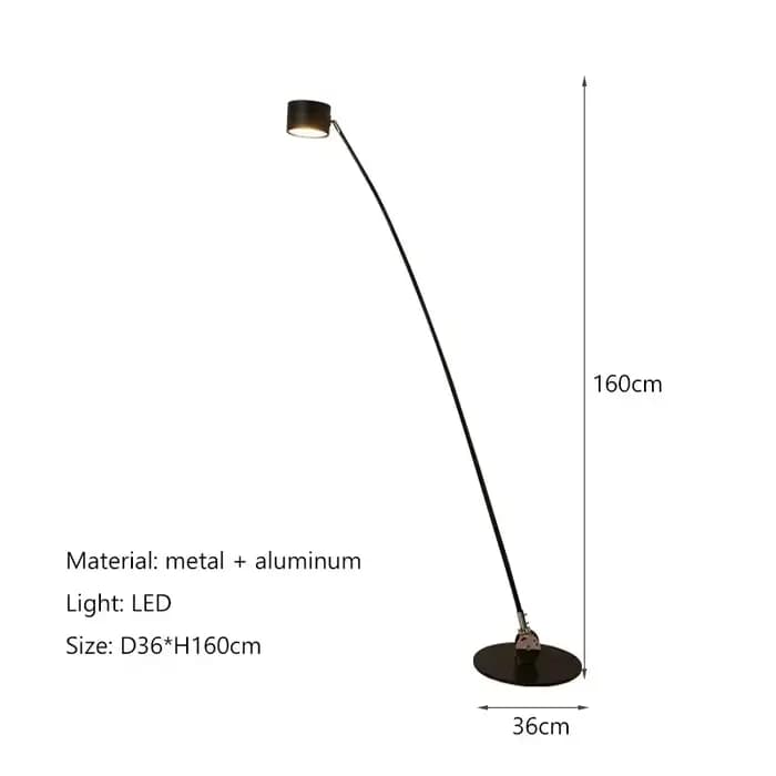 Sampei lampadaire design italien lampe à arc longue pôle projecteur pour la maison salon canapé gran