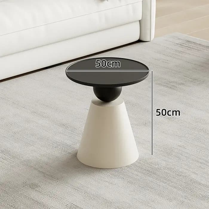 Petites tables basses rondes bon marché, ensembles de tables basses compactes, tables d'appoint d'an