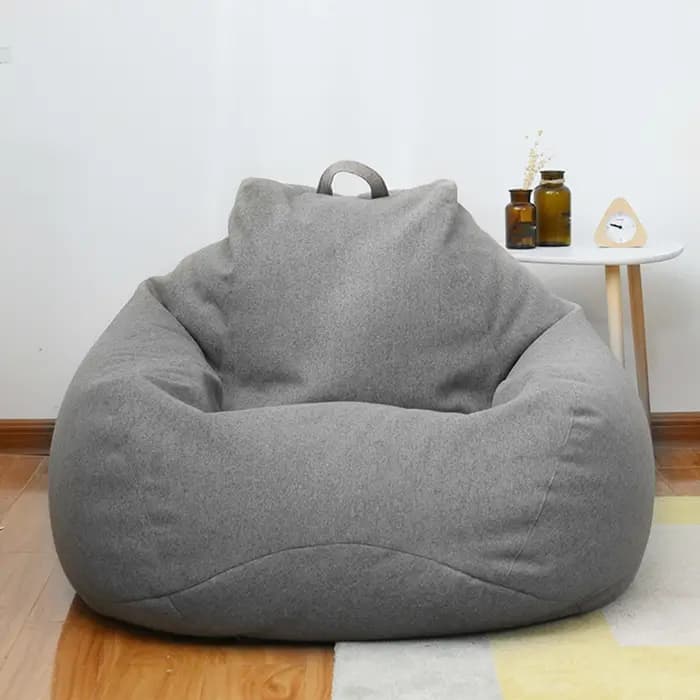 Housse de canapé pour siège paresseux, grand pouf, doux, moelleux, respirant, Tatami pour adulte et
