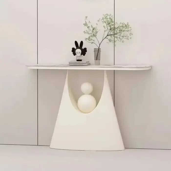 Table d'angle ronde moderne