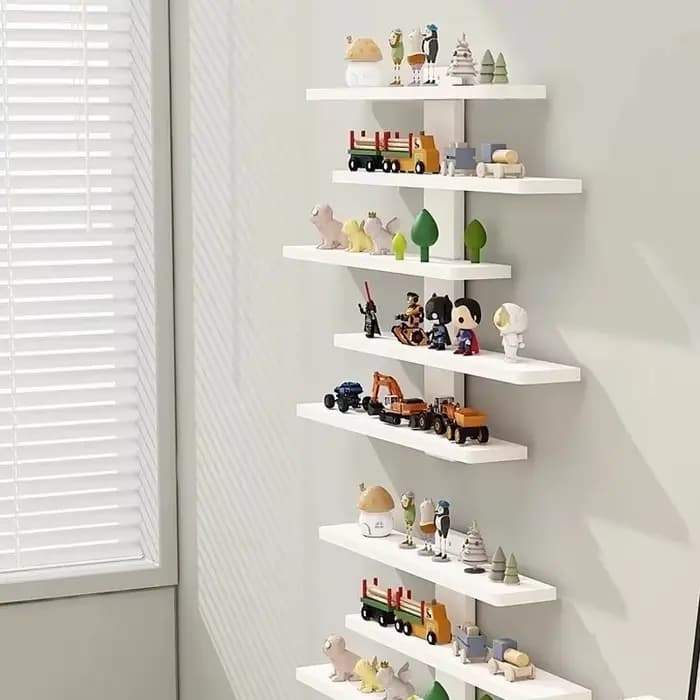 Étagère murale pour la présentation de figurines