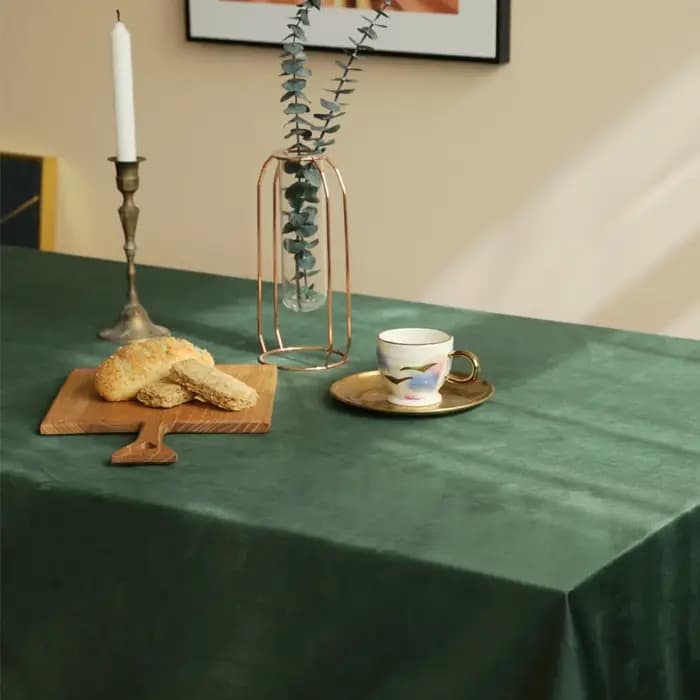 Nappe de Table en velours moderne