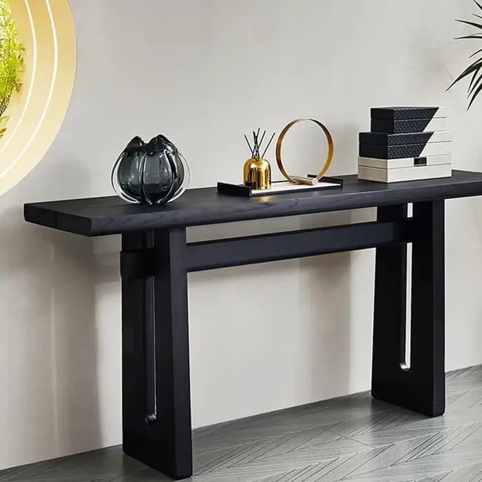 Wabi Sabi Table Console Vintage esthétique chinoise classique Table Console rectangulaire porche Des