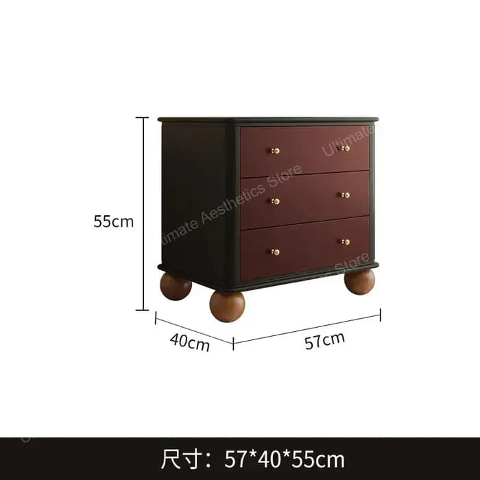 Table de chevet de grande capacité, luxe et raffinement, table de nuit pratique et minimaliste, meuble de chambre à coucher moderne et créatif