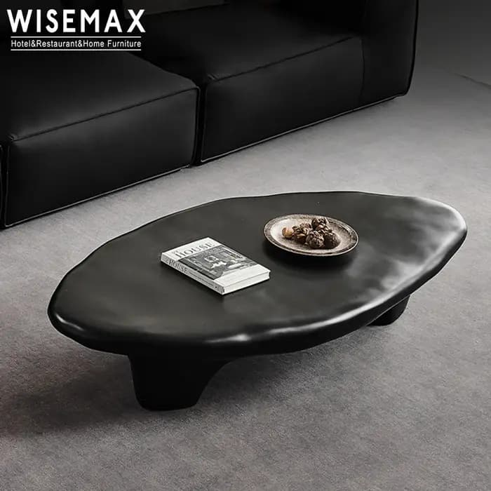 WISEMAX FURNITURE nordique minimaliste salon Art verre fibre renforcé plastique forme spéciale Table